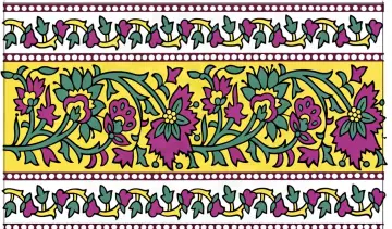 Block-print motif