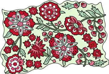 Block-print motif