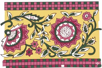 Block-print motif