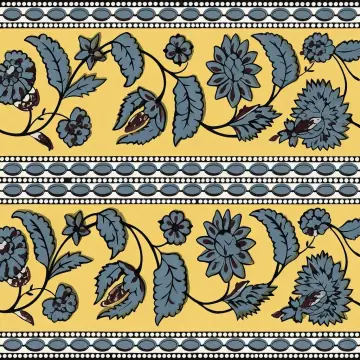 Block-print motif